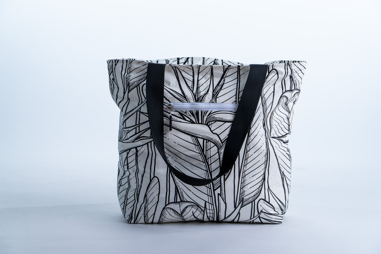 White Strelitzia -Tote