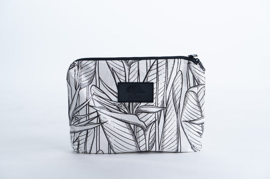 White Strelitzia - Midi Pouch